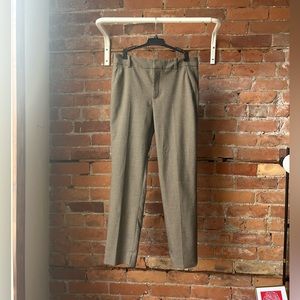 Zara Plaid Cropped Pant